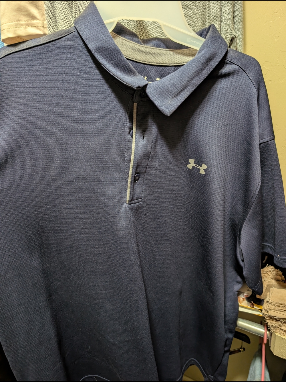 Jordan Men's Dark Blue Performance Polo